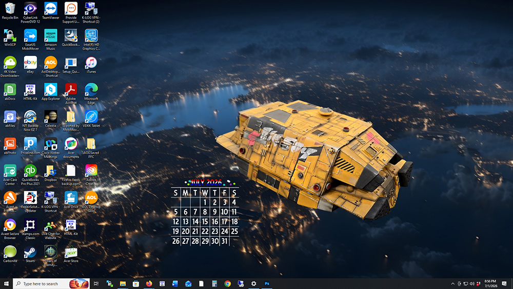 July 2026 screenshot